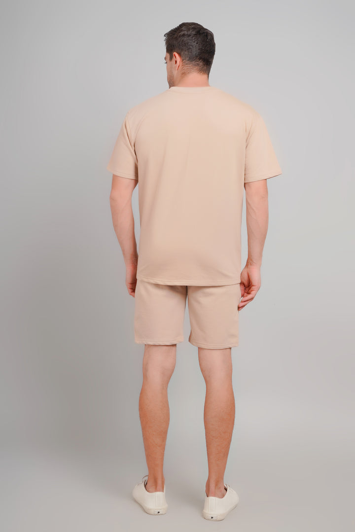 XO Celebrating Love - Men's Co-ord Sets -Beige