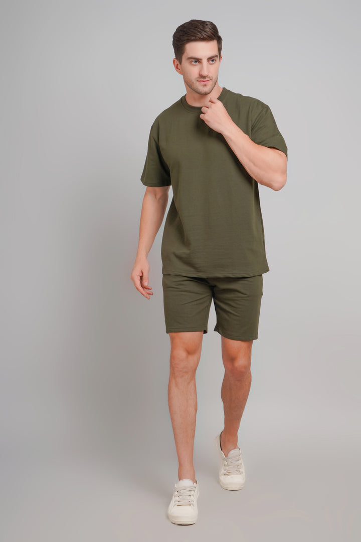 XO Celebrating Love - Men's Co-ord Sets -Dark Alage