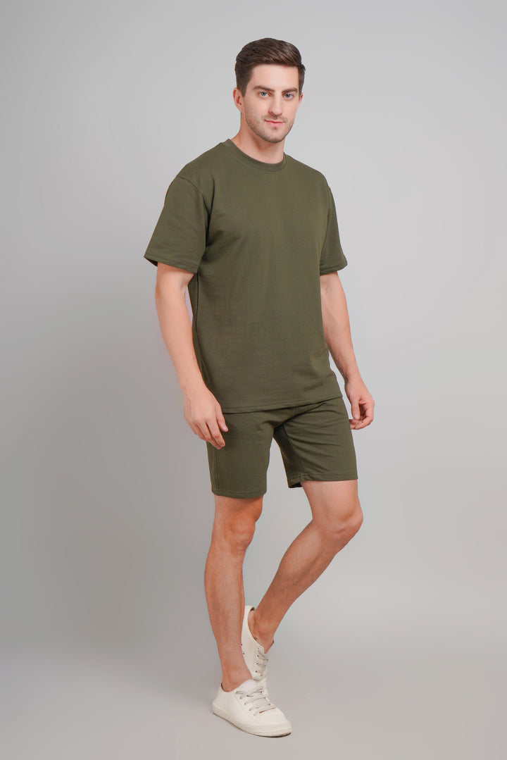 XO Celebrating Love - Men's Co-ord Sets -Dark Alage