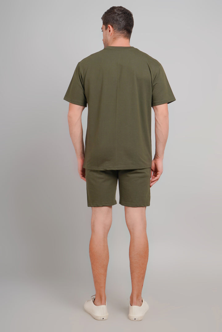 XO Celebrating Love - Men's Co-ord Sets -Dark Alage