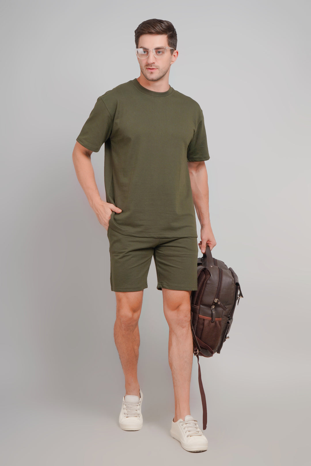 XO Celebrating Love - Men's Co-ord Sets -Dark Alage