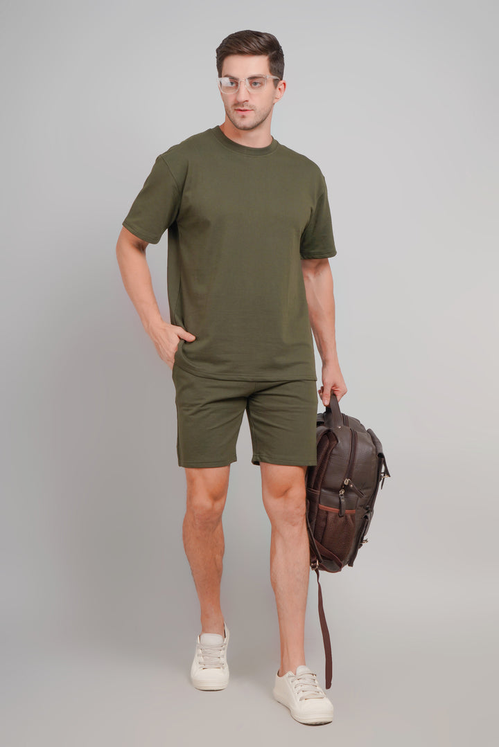 XO Celebrating Love - Men's Co-ord Sets -Dark Alage