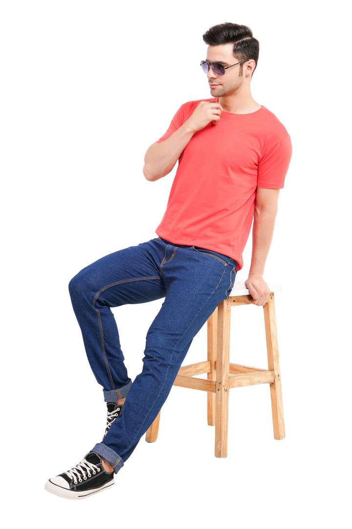 Round Neck regualr fit 180 gsm Red T shirt