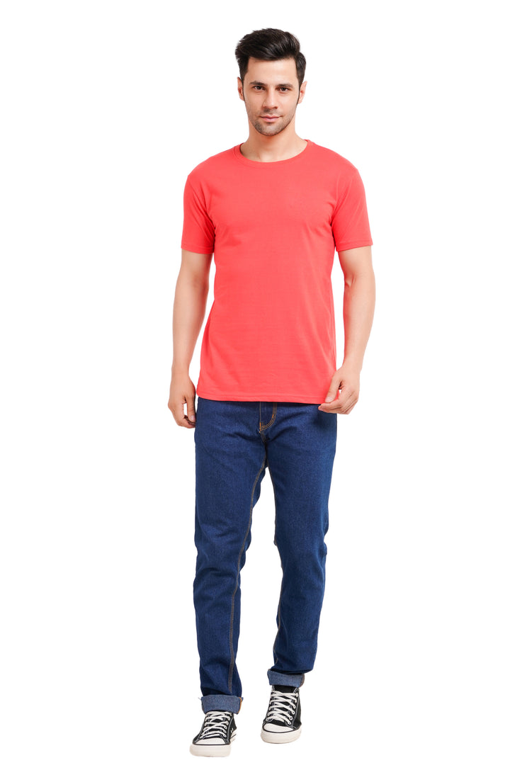Round Neck regualr fit 180 gsm Red T shirt