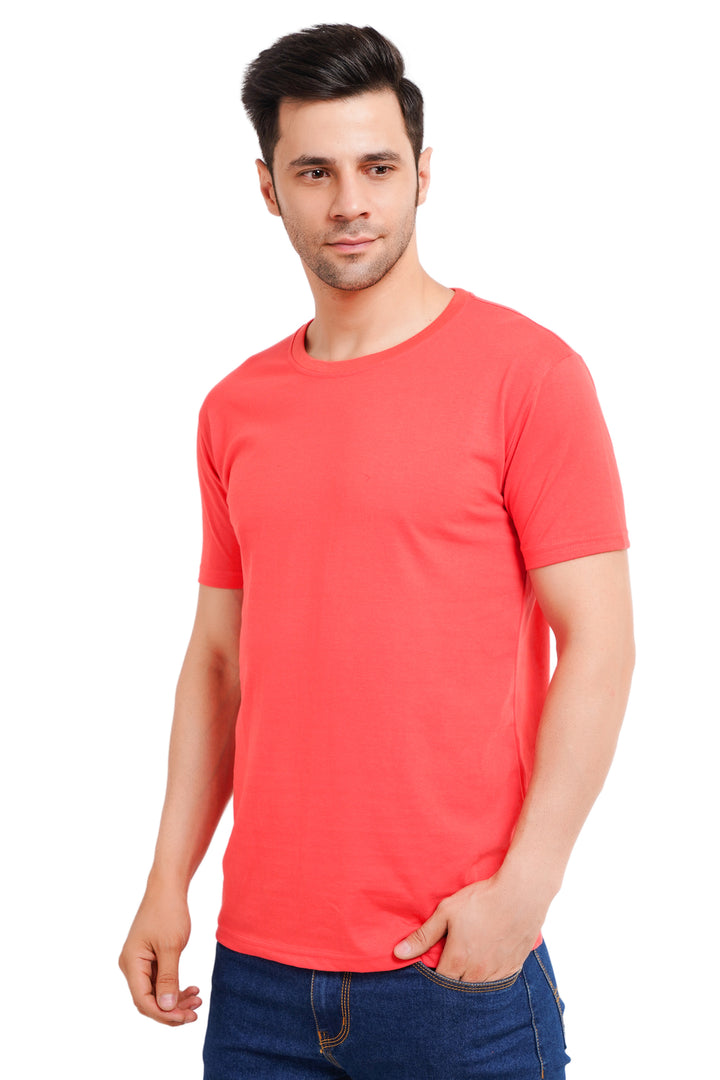 Round Neck regualr fit 180 gsm Red T shirt