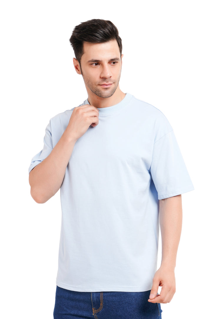 Over Sized fit 220 gsm Light Navy T Shirt