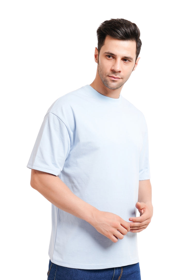 Over Sized fit 220 gsm Light Navy T Shirt