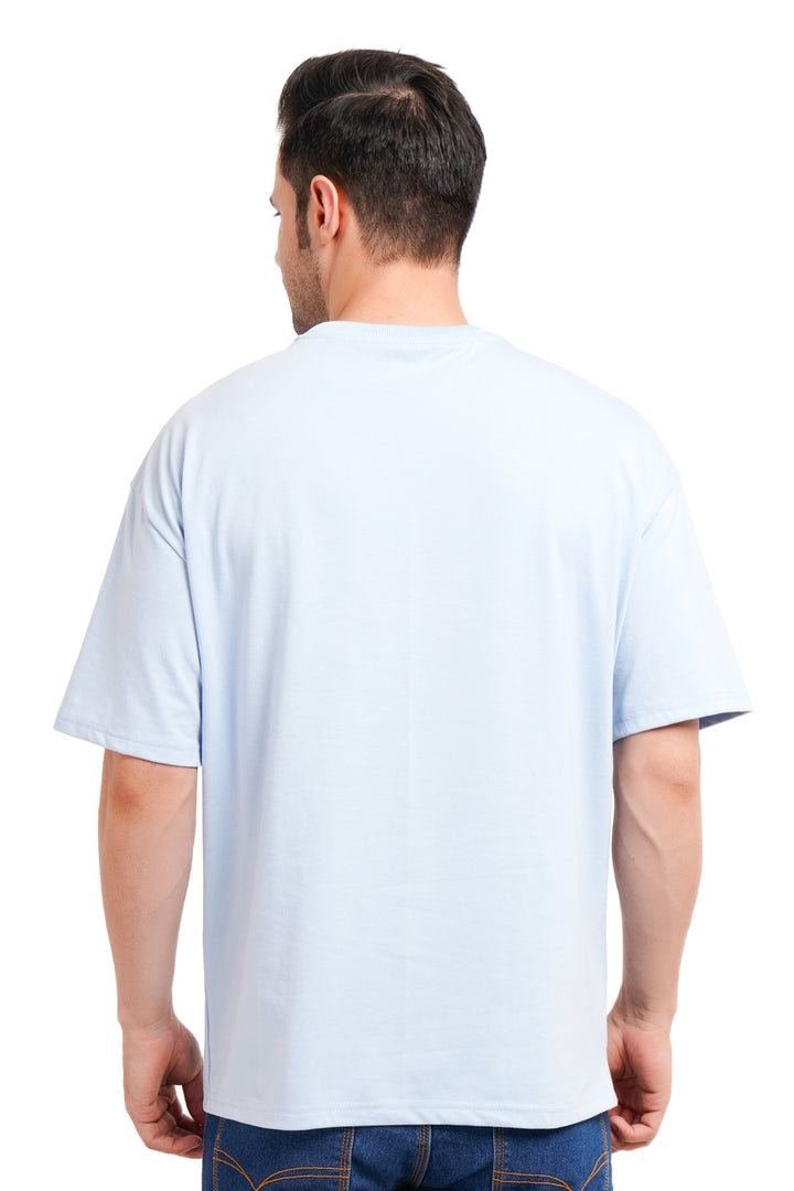 Over Sized fit 220 gsm Light Navy T Shirt