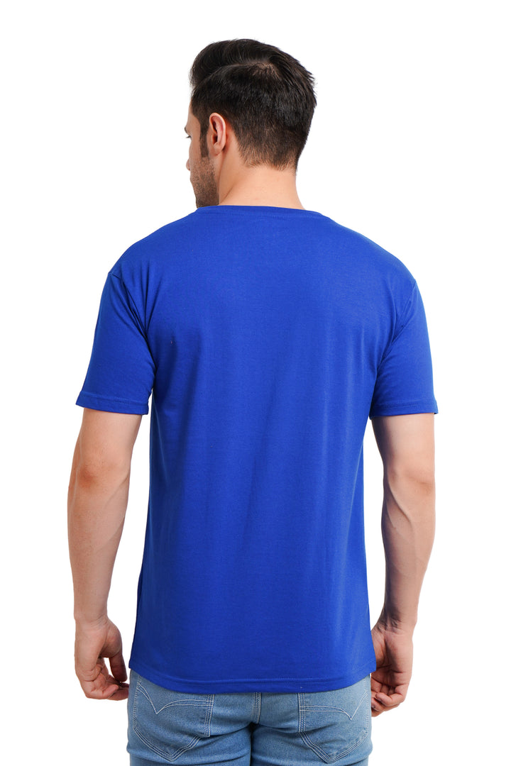 Round Neck regualr fit 180 gsm Blue T shirt