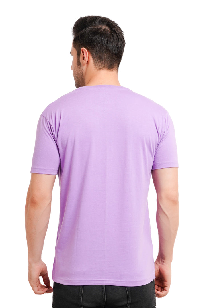 Round Neck regualr fit 180 gsm Purple T shirt